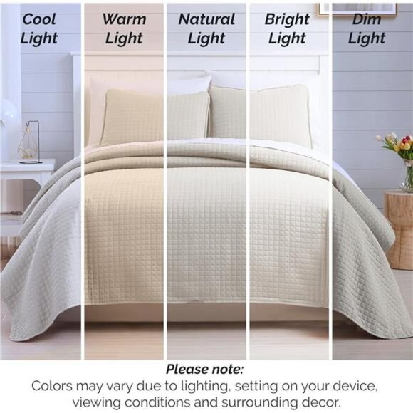 Southshore Fine Living, Inc. King Size Quilt Bedding Set Quilt, Stain - Picture 2 of 7